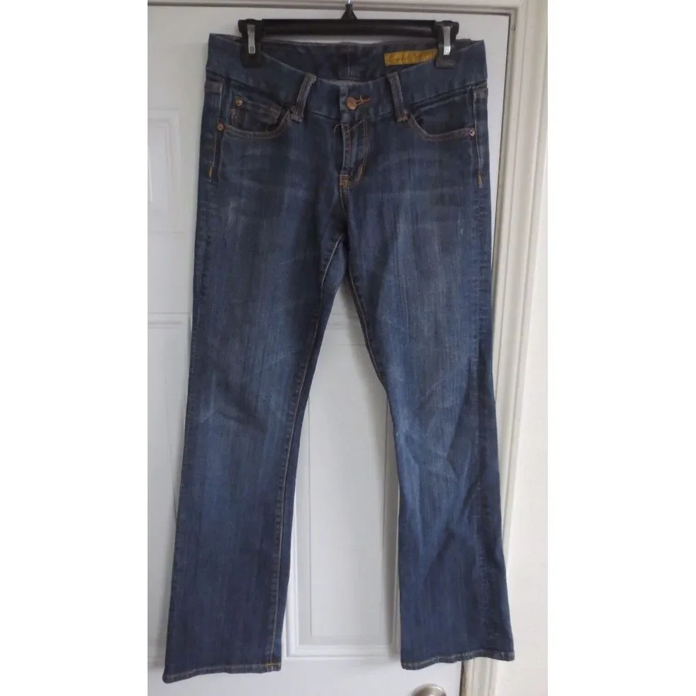 Seven7 Jeans Women's‎ Boot Cut Size 29 x 32 Blue Pants Cotton Blend